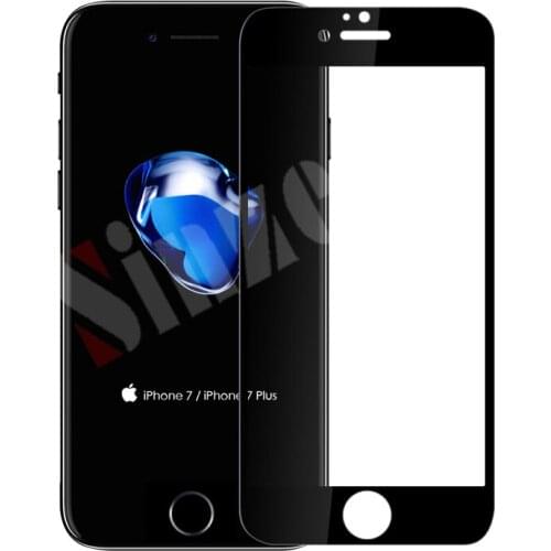 25pcs Sinzean For IPHONE 12 Pro Max/8/6S 2.5D Flat Full Cover Tempered Glass Double Tempering For IPHONE 7 Screen Protector Film