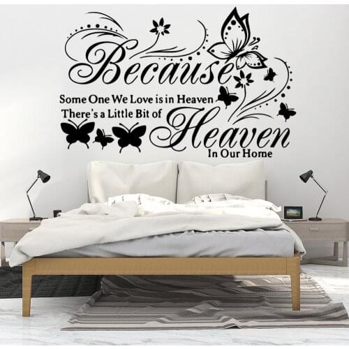 Lovely because heaven Text Home Decoration Accessories Kids Room Nature Decor Decoration Accessories