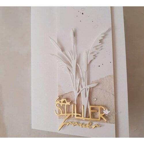 Mmao Crafts Metal Steel Cutting Dies Setaria decoration Stencil For DIY Scrapbooking Paper/photo Cards Embossing Dies