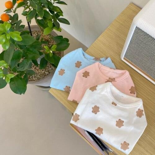 Puppy Summer Clothes Bear Print Cute Soft Vest Dog Clothes Stretch Cotton Pet Clothes for Bichon Teddy Dog Chihuahua Clothes