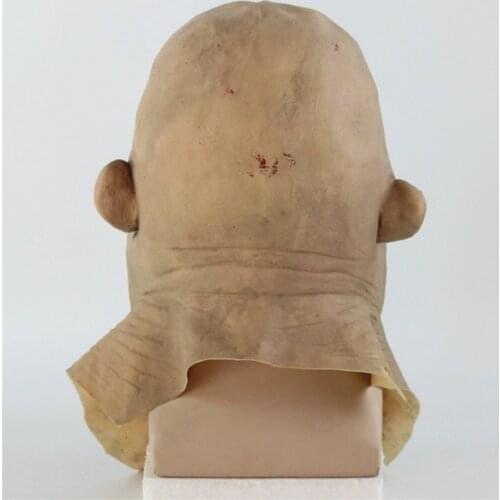 Scary Head Eating Charlie Mask Monster Zombie Costume Horror Mask Halloween Latex Overhead Adult Full Mask