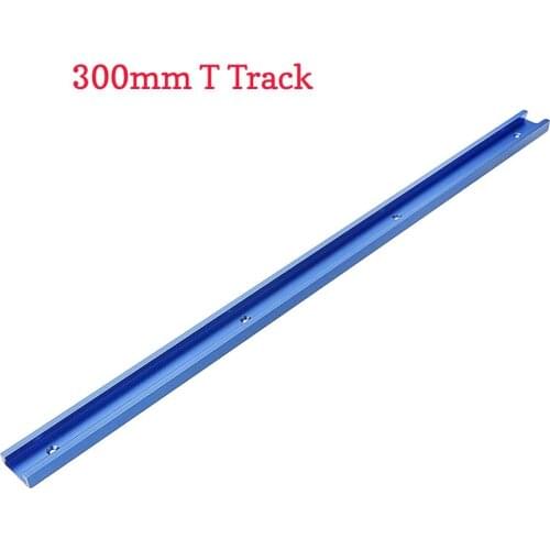 Aluminium Alloy T-track Slot Miter Track Jig Fixture for Router Table Bandsaws Woodworking DIY Tool Length 300MM Professional