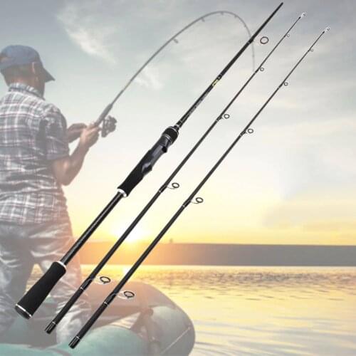 NEW 180cm Super strong Carbon Fiber Fishing Rod 2tips H/MH power Weight 7-35g Spinning Casting Rod Trout lure fishing