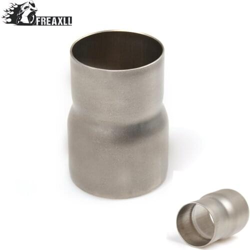 Universal 61mm-51mm Motorcycle Modified exhaust Muffler pipe Adapter Reducer Connector Pipe Tube For Honda YAMAHA MT09 T-MAX 530