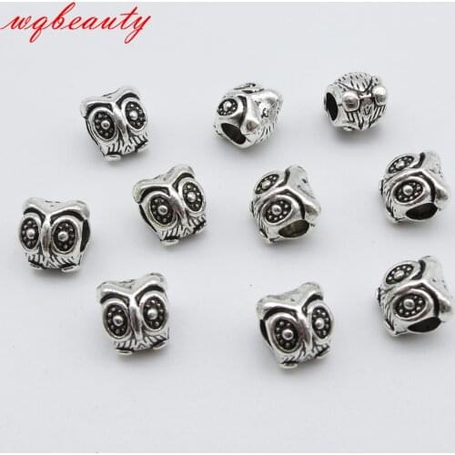 10Pcs/Lot Antique Silver animal hair dread dreadlock beads cuffs approx 4.8mm inner hole