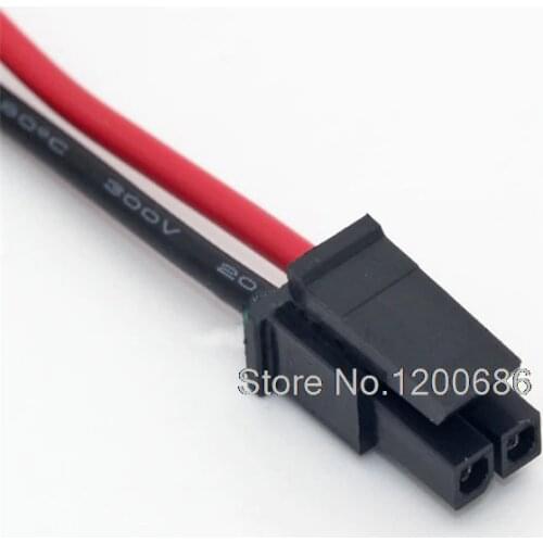 2PIN 15CM 22AWG Molex P/N 43645-0200 2 Pin Molex Micro-Fit 3.0 wire harness Molex 3.0 Pitch wire cable