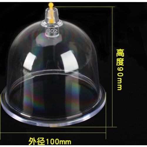 5pcs 100mm extra large acupuncture massage cup chest/back vacuum cupping cans