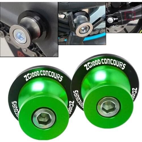 For KAEASAKI ZG1000 CONCOURS ZG 1000 1992-2006 2005 2004 2003 Motorcycle Accessories Swingarm Spools Slider Stand Screws Slider