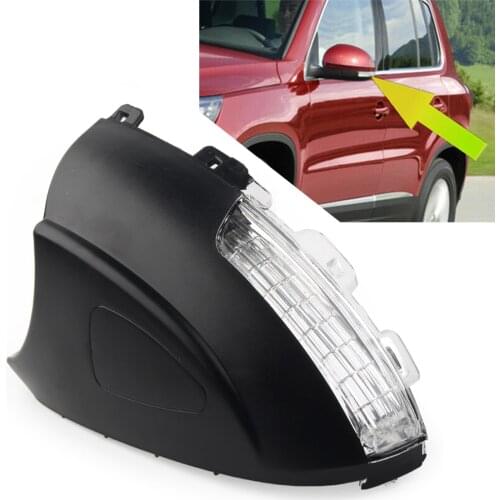 Auto Left Side Rear View Mirror Turn Signal Light for VW Tiguan 2008-2016 & For Volkswagen Sharan 2011-2016 5N0949101B
