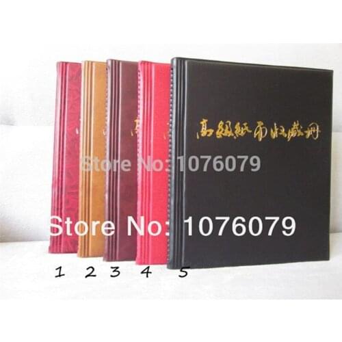 CA5 Paper money album,paper money collection book,paper money stock Collection Holds 120 PCS