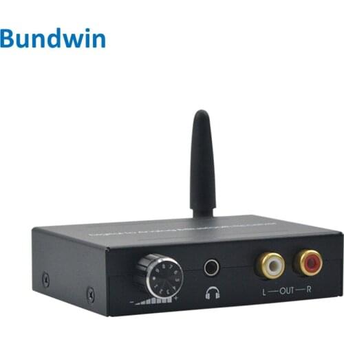 192Khz Bluetooth DAC Digital To Analog Audio Converter With Bluetooth Receiver Optical Toslink Coaxial To RCA 3.5mm Jack Adapter
