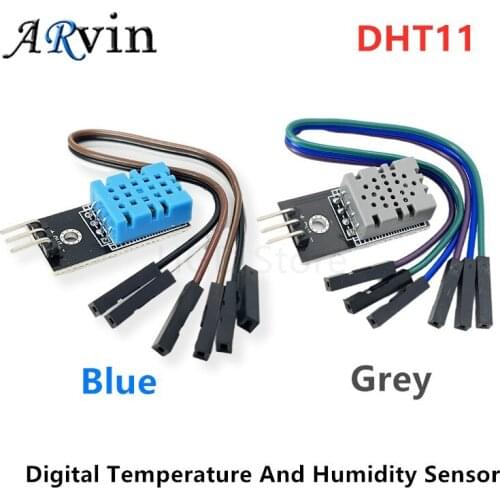 Digital Temperature And Humidity Sensor DHT11 LED Modules Board Electronic Building Blocks With Dupont Line For Arduino DIY