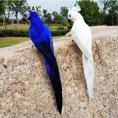 Artificial Parrots Bird Home Decor Simulation Bird Vividly Parrot Garden Decor Anamils Artificial Bird Cute Wall Stricker 05295