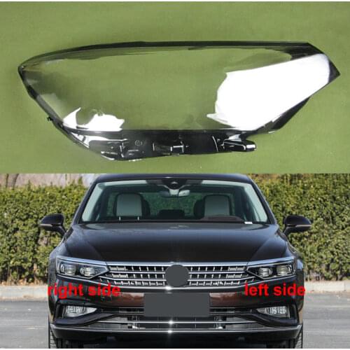 For Volkswagen VW Magotan / Passat B8.5 2020 2021 Front Headlamps Transparent Lampshades Lamp Shell Headlights Shell Cover