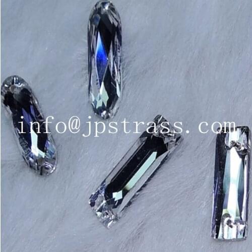 Rectangle shape 5*10mm sew on glass stone ;fancy glass stone shiny sew on china wholesale price ;sew on stone pack free ship