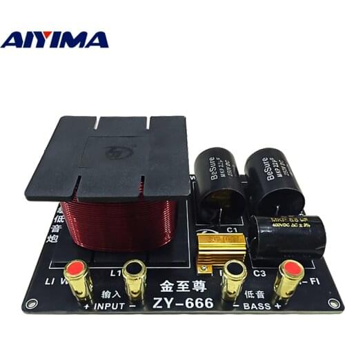 AIYIMA 800W Subwoofer Crossover Audio Professional Stage Sound Speaker Frequency Divider Filter DIY 12-18 Inch Subwoofer Speaker