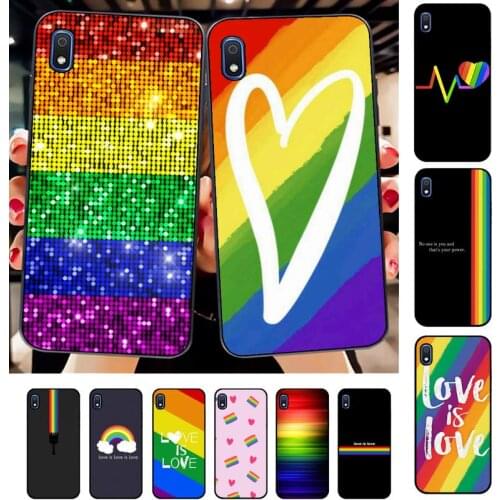 TOPLBPCS Gay Lesbian LGBT Rainbow Pride Phone Case for Samsung A30s 51 71 10 70 20 40 20s 31 10s A7 A8 2018