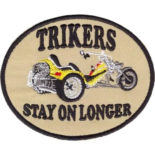 TRIKERS embroidery patches for cloth Garment badges special computer badge iron on patch welcome custom