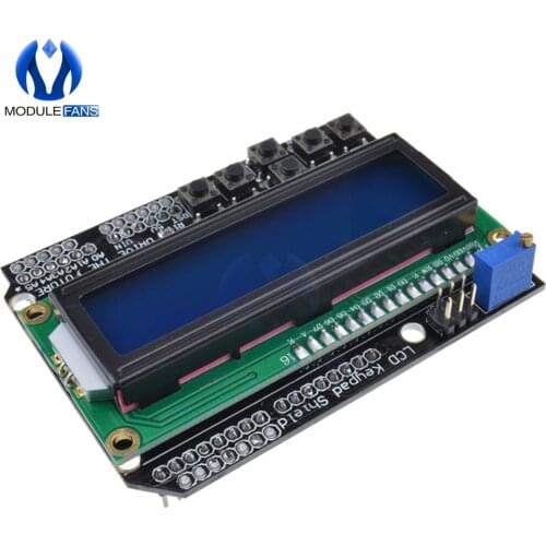 Keypad Shield LCD1602 For Arduino 1602 LCD Display ATMEGA328 ATMEGA2560 For Raspberry Pi UNO R3 Blue Screen Blacklight Module
