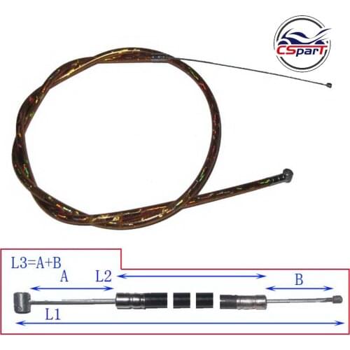 Golden 82CM Throttle cable Mini Moto ATV Pocket Dirt Pit Bike Scooter Chopper 33CC 43CC 47CC 49CC