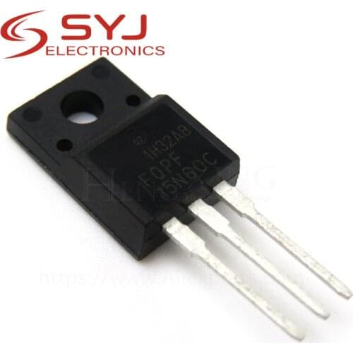 10pcs/lot 15N60 FQPF15N60C TO-220F In Stock
