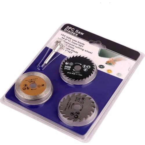 4Pcs Mini HSS Circular Saw Blade Rotary Tool Metal Cutter Power Tool Wood Cutting Discs