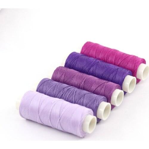 50m/roll Colorful Round Waxed Thread 0.65mm Width for DIY Leathercraft Tool Stitching Thread Shoes Handbag Luggage Accessories