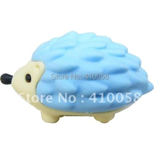Free shipping cartoon eraser for kids and friends cute hedgehog and bear eraser wholesale eraser for super market