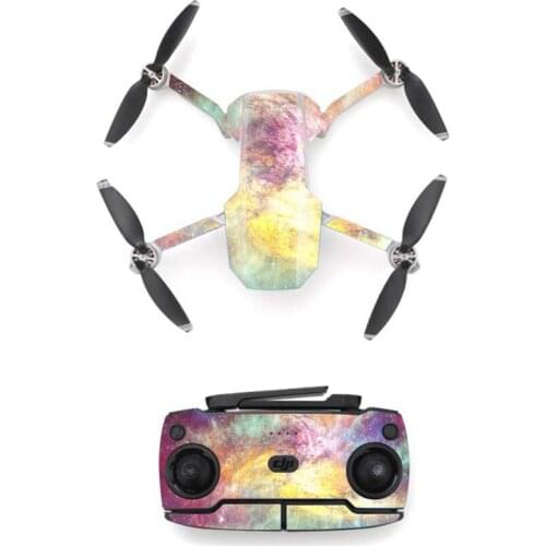 Colored Clouds Style Skin Sticker for DJI Mavic Mini Drone And Remote Controller Decal Vinyl Skins Cover