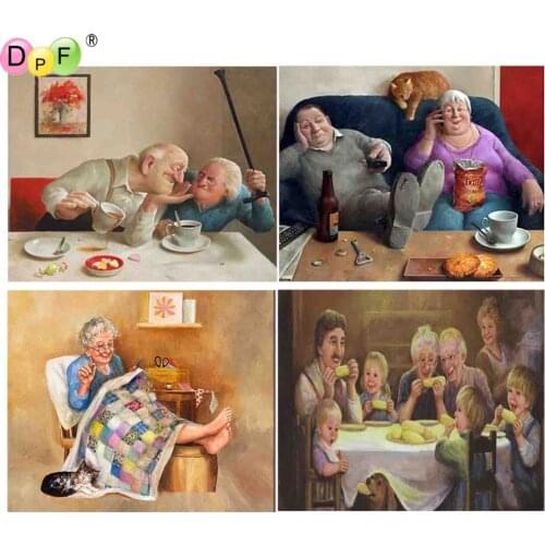 DPF 5D Round/Square full Diamond Painting Cross Stitch Crafts Diamond Embroidery Mosaic Needlework kits Home Decor