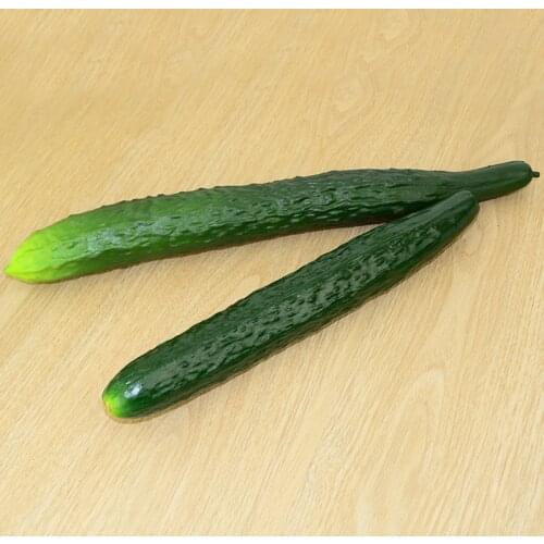 050 Simulation cucumber fake PU cucumber, fruit and vegetable model photography, home furnishing windows, soft decortion
