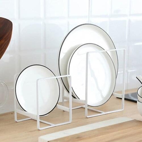 Kitchen Cabinet Dish Drain Rack Desktop Dinner Plate Drying Rack Bowl Pot Cover Storage Shelves Kitchen Utensil Cutlery Drainer