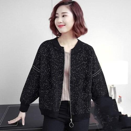 Women 2020 Spring Autumn Short Jacket Zipper Baseball Outwear Female New Long Sleeve Outerwear Ladies Plus Size Fashion Coat P12