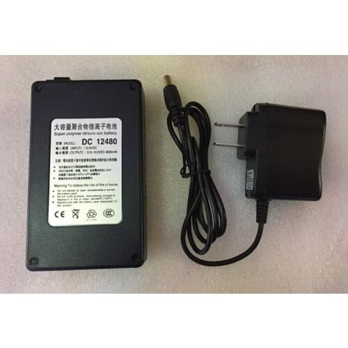 MasterFire 3set/lot B12V 4800mAh Rechargeable Portable Battery Lithium-ion Batteries Pack for CCTV Camera Transmitter DC 12480