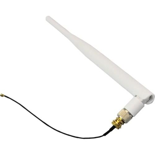 2.4G 5dBi Peak Gain WIFI Module Antenna Ipex Omni-directional Figh Gain Aerial SMA Male Wireless WLAN Router Connector CableQ022