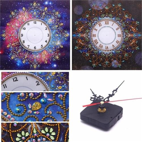 5D DIY Special Shaped Diamond Painting frower Wall Clock Diamond Embroidery Cross Stitch Watch Diamond Mosaic Home Decor