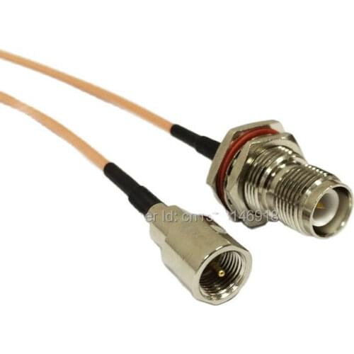 New RP-TNC Female Jack Switch FME Male Plug RF coax cable RG316 Wholesale Fast Ship 15CM 6" Adapter