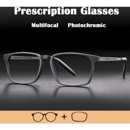 Custom Transition Reading Glasses Photochromic Prescription Myopia Glasses Unisex Progressive Multifocal Computer Optical gafas