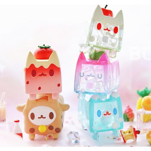 Original BOXCAT Sweet Drink Series Blind Box Toys Doll Random One Cute Anime Figure Gift Free Shipping