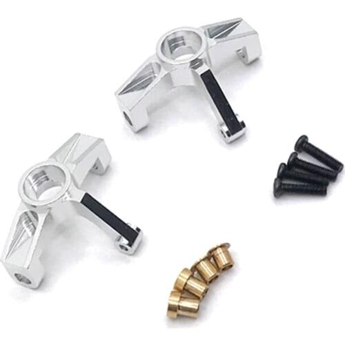 Aluminum Alloy Front Steering Cup Steering Blocks for Wltoys 104001 1/10 RC Car Upgrade Parts Accessories
