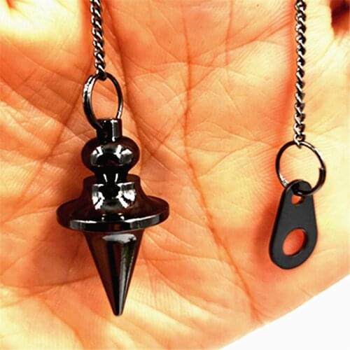 Reiki pendule de pendulum pendant men Dowsing Healing Pyramid spiritual Reiki pendulums for dowsing meatl Charms Chakra Amulet