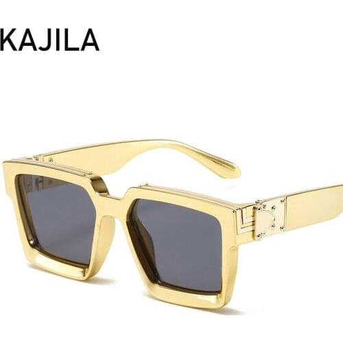 Square Sunglasses For Men Luxury Brand Designer Sun Glasses For Women Fashion 2021 Colorful Eyewear Shades UV400 Silver Mirror