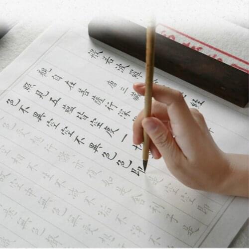 Medium Regular Script Calligraphy Copybook Beginner Chinese Calligraphy Practice Copybooks 40pcs Brush Calligraphie Copybook