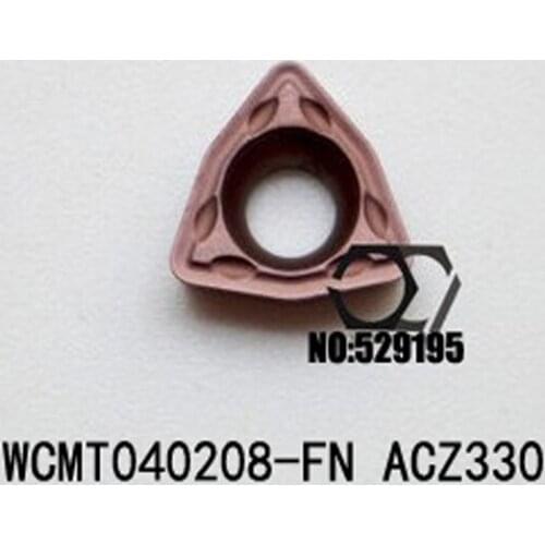 Sumitomo WCMT040208-FN ACZ330 WCMT 040208 Carbide Inserts Lathe Tools Turning Tool CNC Cutter for U Drilling