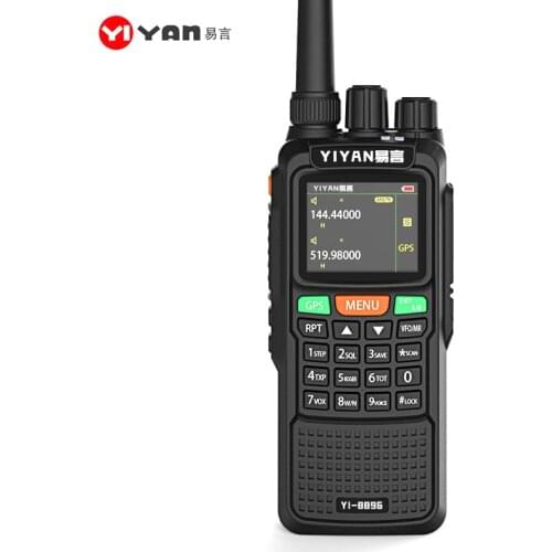 YI-889G GPS Radio 134-174/400-520MHz Walkie Talkie For Hunting Wireless Communication Intercom