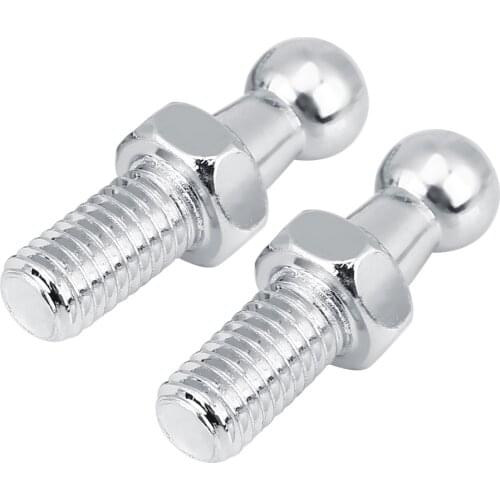 2 Pcs Car Stainless Steel Ball Stud Bolt M8 Adopted Stainless Steel Material Fit For Gas Struts Ball Ended Bonnet