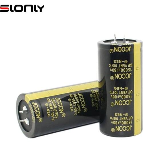 2pcs One Pair 15000UF 80V 35x70mm JCCON 105 ℃ 80V/15000UF New Audio Power AMP Amplifier Power Horn Capacitors