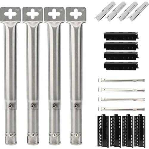 4pcs Universal Adjustable Replacement Burner Enamel Hot Plate Oven Burner Replacement Tube Stainless Steel Oven Accessories