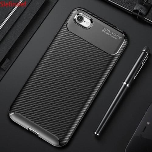 For iPhone SE 2 SE2 Case Luxury Carbon Fiber Cover Shockproof Phone Case For iPhone SE 2020 Cover Matte Flex Bumper Housing