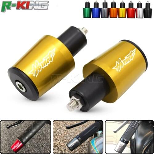 CNC 22MM Handlebar Grips Handle Bar Cap End Plugs or For Honda CB 400 SF CBF600 S CBR600F CBR600 RR Hornet 600 CBF 500 DN-01